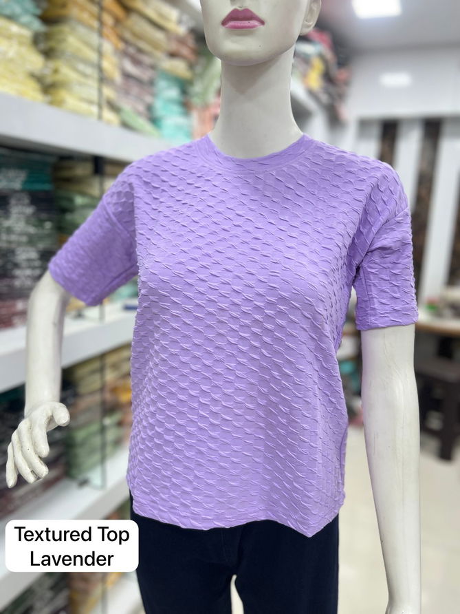 MB Imported Soft Textured Designer Ladies Tops Wholesale Price In Surat